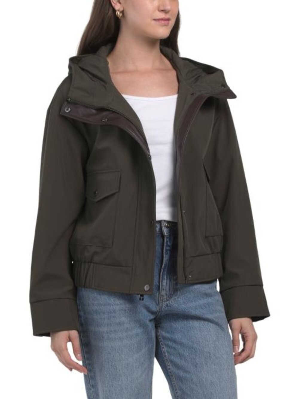 TAHARI Leone Bomber Jacket
